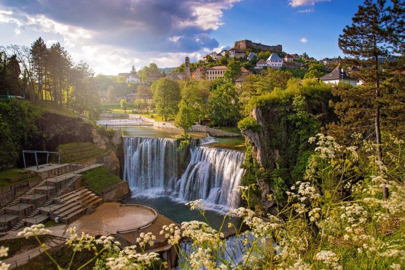 Network Apartment Jajce Esterno foto